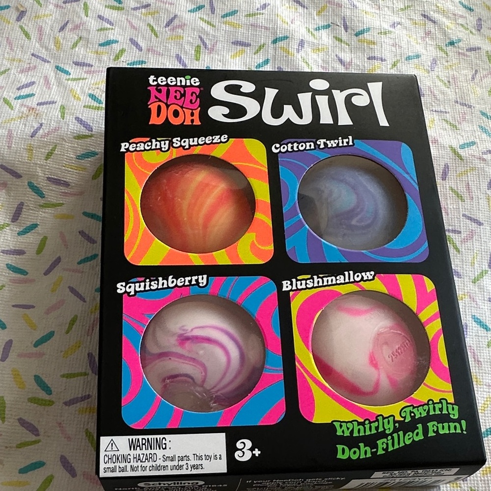 Teenie Nee Doh Swirl Kids Stuffed Playset - Multicolor